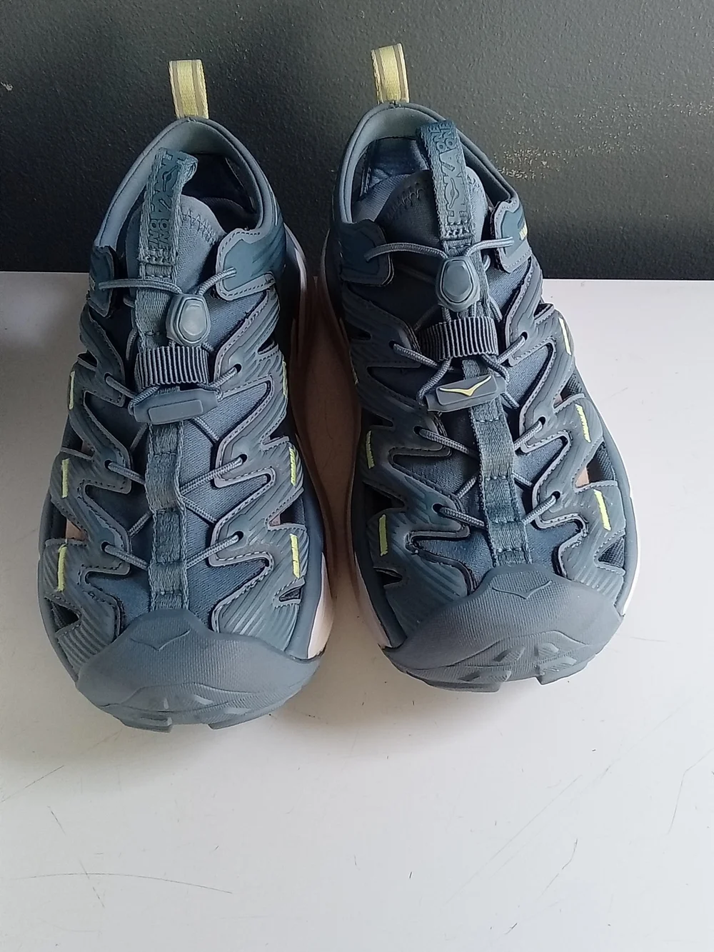 Hoka Hopara Womens Hiking Sandals Blue Lunar Rock 1106535 PBLR